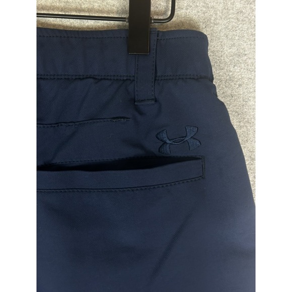 Under Armour Loose Fit Golf‎ Pants Men 30x30 Blue Performance Stretch - Picture 6 of 14